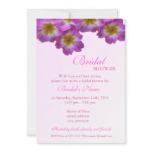 フローラエレガントのシャワー招待