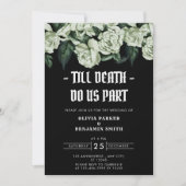 フローラエレガントは死ぬまで我々は分結婚かれる 招待状 (正面)