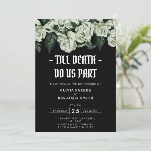 フローラエレガントは死ぬまで我々は分結婚かれる 招待状 (スタンド正面)