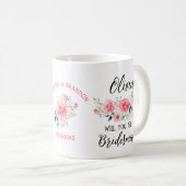 フローラエレガントは私の花嫁の提案になる コーヒーマグカップ (正面右)