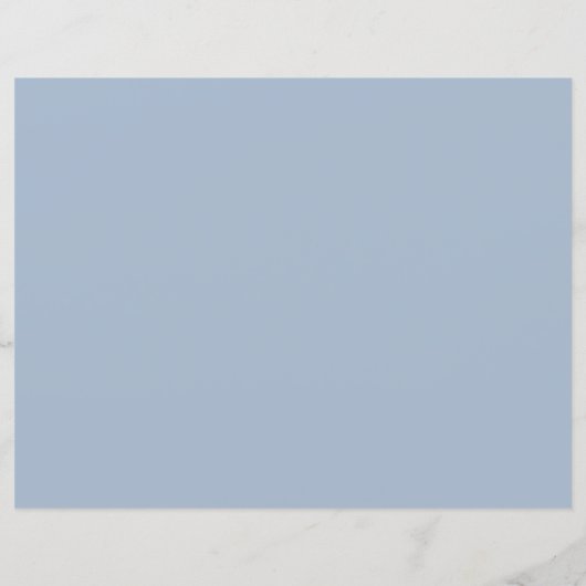 フローラエレガントほこりっぽい青い白いパターン (裏面)