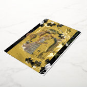 フローラエレガントアクリル系結婚式招待状ワックス 箔招待状 (回転した状態)