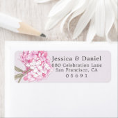 フローラエレガントアジサイ差出人住所 ラベル (インサイチュ)