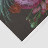 フローラエレガントアフリカ系アメリカ人女性デコパージュ 薄葉紙 (詳細)