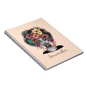 フローラエレガントアフロ女性 ノートブック (右側)