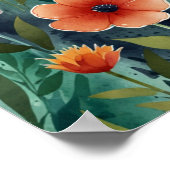 フローラエレガントアートポスター ポスター (角)