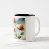 フローラエレガントアートマグ ツートーンマグカップ (正面右)