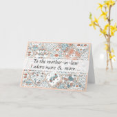 フローラエレガントアート姑ハッピーバースデー カード (黄色い花)