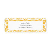 フローラエレガントイエローシッモダンクイースターブランチ ラベル (正面)