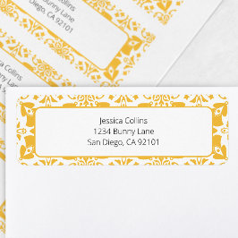 フローラエレガントイエローシッモダンクイースターブランチ ラベル