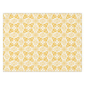 フローラエレガントイエローパターンシックイースターモダンスター テーブルクロス (正面(横))