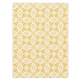 フローラエレガントイエローパターンシックイースターモダンスター テーブルクロス