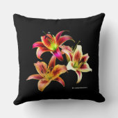 フローラエレガントイエローピンクデイリーブラワー クッション (裏面)