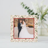 フローラエレガントインスピレーションChristmas Photo card 招待状 (スタンド正面)