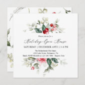 フローラエレガントウィンターベリーズホリデーオープンハウス 招待状 (正面/裏面)