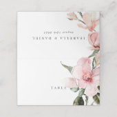 フローラエレガントウェディングテーブル座席表 プレイスカード (外部開封)