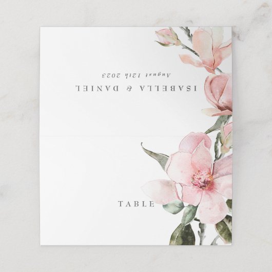 フローラエレガントウェディングテーブル座席表 プレイスカード (外部開封)