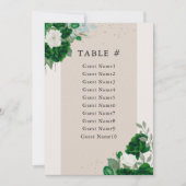 フローラエレガントエメラルドグリーンテーブル座席表 (正面)