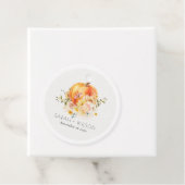 フローラエレガントオレンジオータムカボチャ結婚の フェイバータグ (インサイチュ)