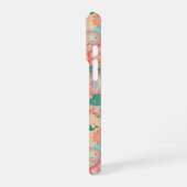 フローラエレガントオーナメント春ピーチガーデンボホ iPhoneケース (左側面)