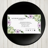 フローラエレガントカスタマイズ可能なテンプレート名刺 名刺