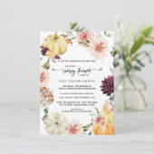 フローラエレガントカボチャ |秋の赤ちゃんシャワー (スタンド正面)