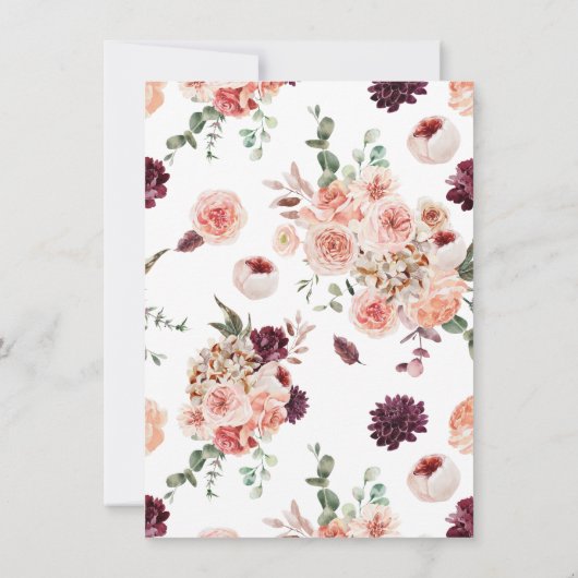 フローラエレガントカボチャ |秋の赤ちゃんシャワー (裏面)