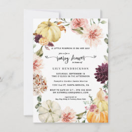 フローラエレガントカボチャ |秋の赤ちゃんシャワー