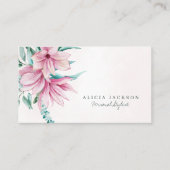 フローラエレガントカラーモダンパーソナルスタイリスト 名刺 (正面)