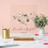 フローラエレガントカードとギフトのサイン アクリルサイン (ウェディング)