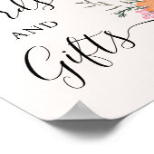 フローラエレガントカード及びギフトブライダルシャワー表 ポスター (角)