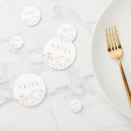 フローラエレガントガーリー誕生日パーティ紙吹雪 コンフェッティ