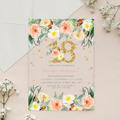 フローラエレガントガールズ18誕生日 アクリル招待状