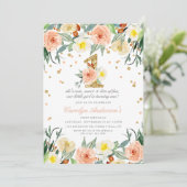 フローラエレガントガールズ1st誕生日招待状 招待状 (スタンド正面)