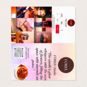 フローラエレガントキャンドルビジネスカード – FORU Studio 名刺 (外部フラット)