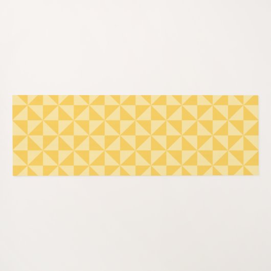 フローラエレガントキュートガーリーボホイエローヒマワリ ヨガマット (裏面(横))