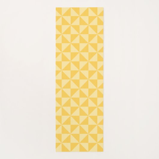 フローラエレガントキュートガーリーボホイエローヒマワリ ヨガマット (裏面)