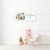 フローラエレガントキンセアニェラ15誕生日 横断幕 (インサイチュ)