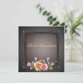 フローラエレガントキンセアニラ誕生日招待状 招待状 (スタンド正面)