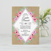 フローラエレガントクラフトイースターブランチ 招待状 (スタンド正面)