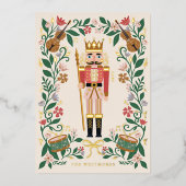 フローラエレガントクリスマスくるみ割りバレエミュージカル 箔シーズンカード (正面)