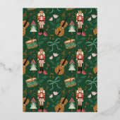 フローラエレガントクリスマスくるみ割りバレエミュージカル 箔シーズンカード (裏面)