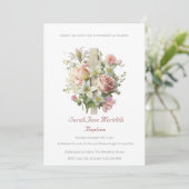 フローラエレガントクロスバプテスマ 招待状 (スタンド正面)