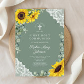 フローラエレガントクロス第一聖餐式 招待状
