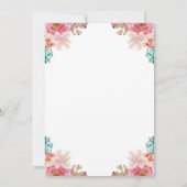 フローラエレガントクロス茶パーティーイースター 招待状 (裏面)