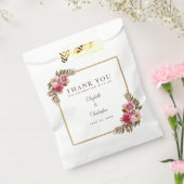 フローラエレガントグリーナリーウォーターカラーシ結婚ックFa フェイバーバッグ (封をした状態)