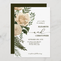 フローラエレガントグリーンとクリームブケ結婚ット