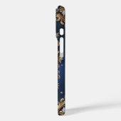 フローラエレガントゴールデンA文字モノグラム Case-Mate iPhoneケース (裏面 / 左)