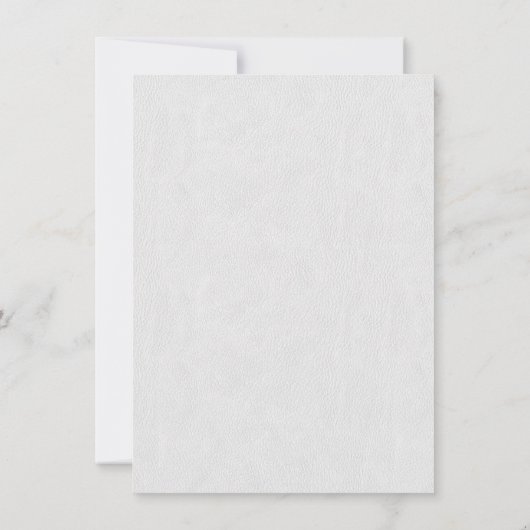 フローラエレガントゴールドフォイルブライダルシャワー招待 招待状 (裏面)