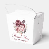 フローラエレガントサンキューウォーターカラーピーニー結婚ズ フェイバーボックス (裏面サイド)